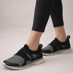 Vionic Brisk Dash Slip-On Sneaker Black Charcoal AMS Comfort 7.5